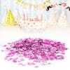 8mm Pink Confetti Party Glitter Sequin Table Decorations for Girl Baptism OrnamentsLetter