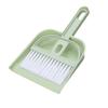 Plastic Mini Desktop Sweep Cleaning Brush Small Broom Dustpan Set Desktop Cleaning Set Nordic Green