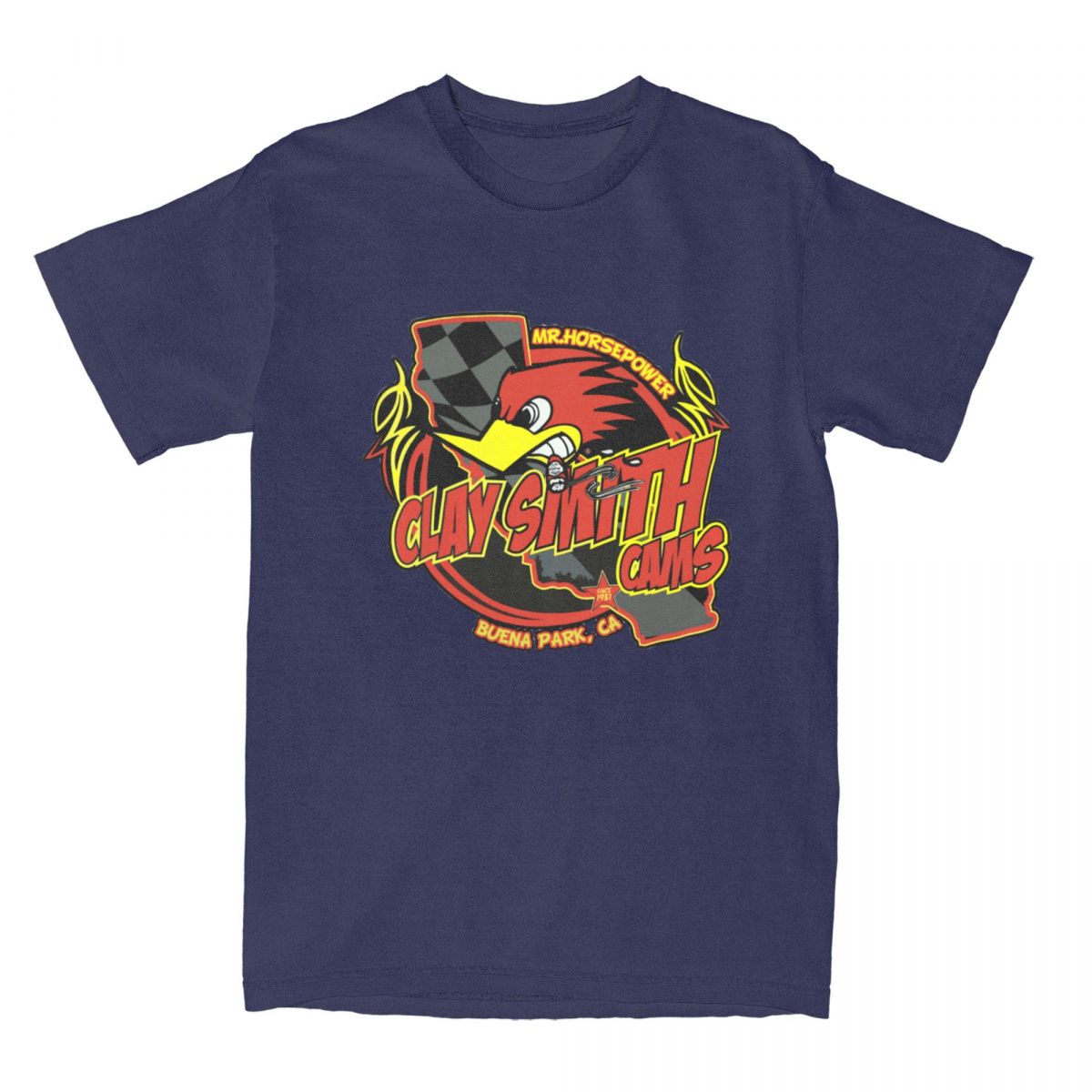 

Racing Team Since 1931 Buena Park Ca TShirts MrHorsepower Clay Smith Cams Vintage 100 Cotton T Shirt Round Collar Gift Idea 4XL