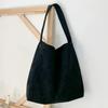 Women Underarm Bag Fashion Tweed Fabric Large Capacity Shoulder Bag Casual Handbag for Daily Office Use Solid Color Handbag