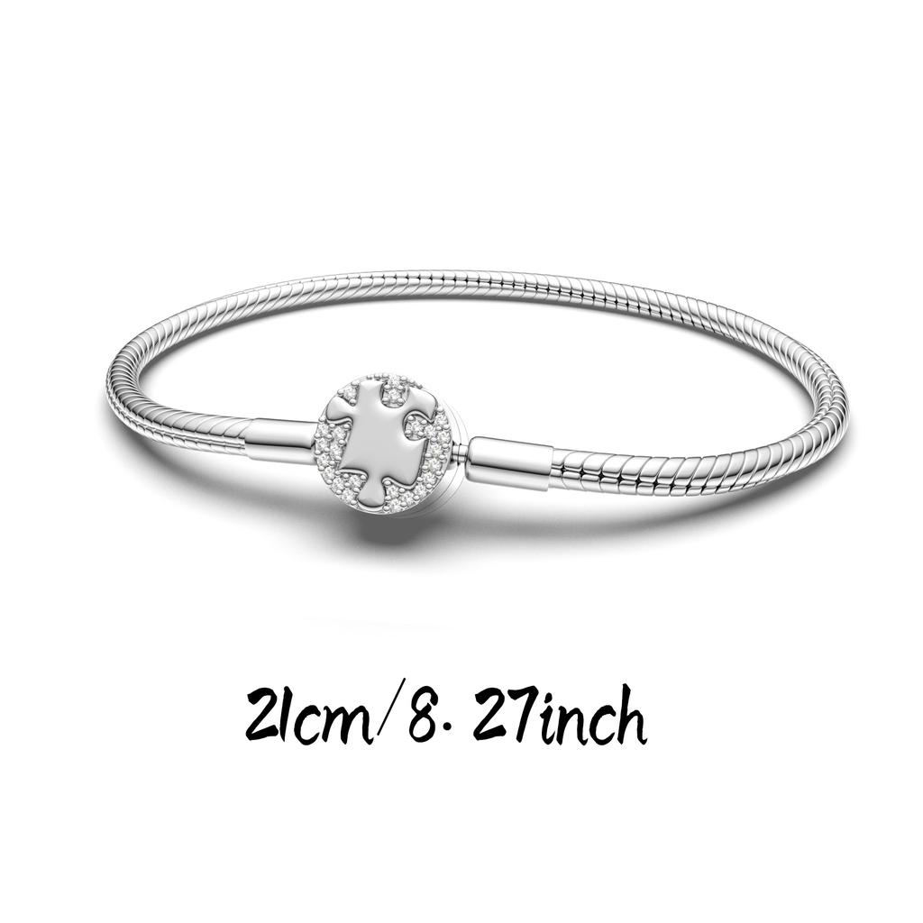 Manyilus Bracelets for Couples Bracelet Charm Silver 925 Jewelry Girls Fit Original Bracelet Women Real 925 Charms Plata Paired