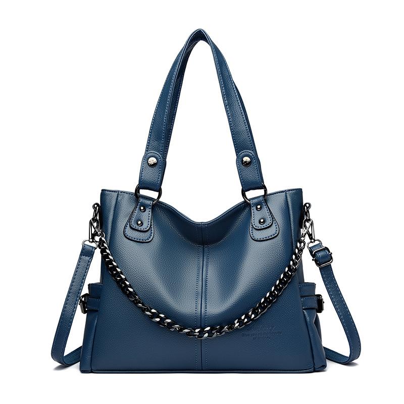 Tote Bag: A Fashionable Women's Single-shoulder Bag with Soft Leather and Large Capacity, A Hand-held Crossbody Bag