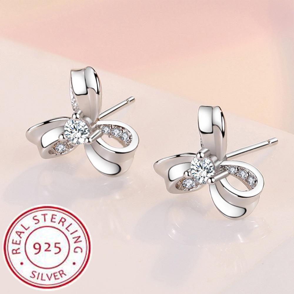 

925 Sterling Silver Colored Starry Gold Square Earrings for Women s Wedding Parties Jewelry Accessories S925
