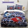 Hamburg Football Team Pattern Bedding Home Decoration Birthday Gift (1 * duvet cover + 2 * pillowcase, without core)