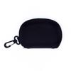KLASSNU Folding Reading Glasses Case Portable Lightweight EVA Zipper Case Men Women Unisex Folding Sunglasses Box Oxford Fabric