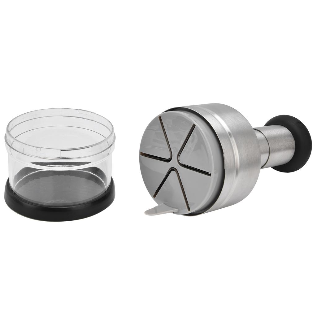 Multifunkční ruční kráječ cibule z nerezové oceli, sekáček na cibuli, lis na česnek