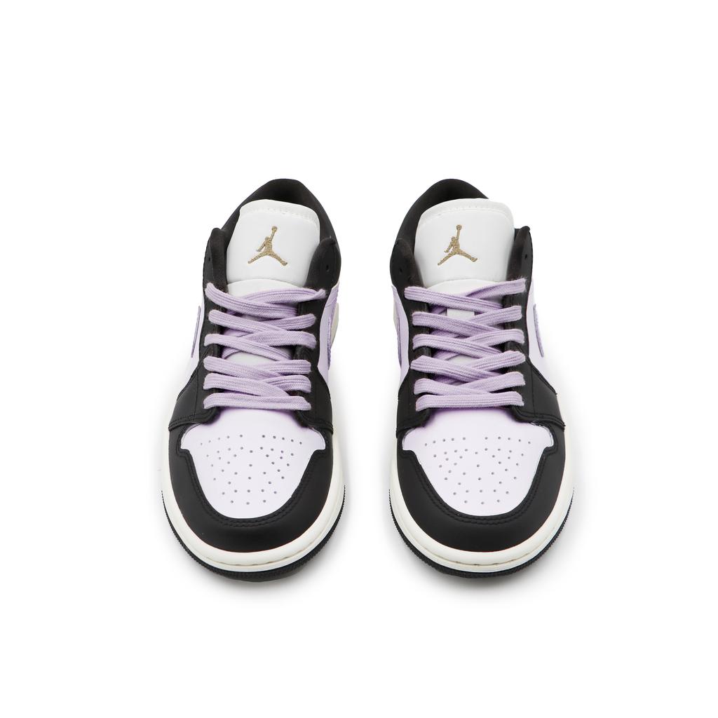Jordan Air Jordan 1 Low Top Vintage Basketball Shoes Unisex Black Purple DC0774-200(Team413-)