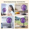 USB Rechargeable Foldable Mini Desktop Fan - Long-Lasting, Retractable, Portable for Dorms
