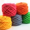 1 Roll 32M Yarn Soft Wide Usage Polyester Hand Woven DIY Craft Crochet Yarn for Patchwork