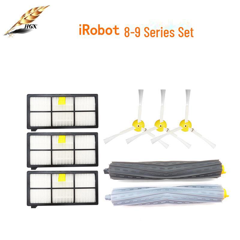Compatible Roller Brush, Side Brush & Filter for iRobot 800/900 Series (860/870/880/980)