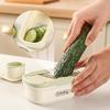 Household Manual Garlic Grinder 2 In 1 With Hand Guard Ginger Grinding Grater Mini Plastic Garlic Planer Baby Complementary Food
