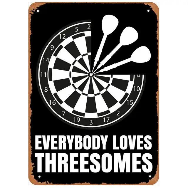 Vintage Rzutki Piwo Metalowy Znak Blaszany Retro Sztuka Ścienna do Baru Sportowego Man Cave Pokoju Gier Dekoracja Klubu Kawiarni Żelazny Plakat Tabliczka