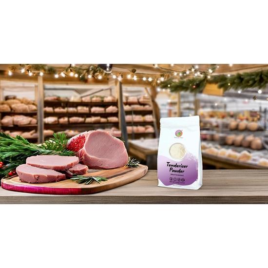 Saipro Fleischklopfer-Pulver 125 g, Fleischgewürzpulver | Fleischweichmacher, Weichmacher für vegetarische Koftas | Kachri-Pulver | BBQ-Gewürzmischung, 100 % pflanzliches Produkt, glutenfrei, natürlich