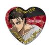 TV Anime On Titan The Final 10th Edition Can Badge NA "Attack Season" [Eren] Heart-Shaped