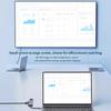 Usb-C Hub 8In1 Type C Adapter Multiport Usb3.0 Pd Charging Port Tf Sd Card Reader Mobile Phone Tablet Converter