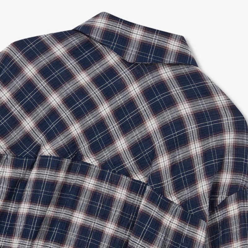 Studio Tomboy Check Pattern Crop Shirt 9176221982