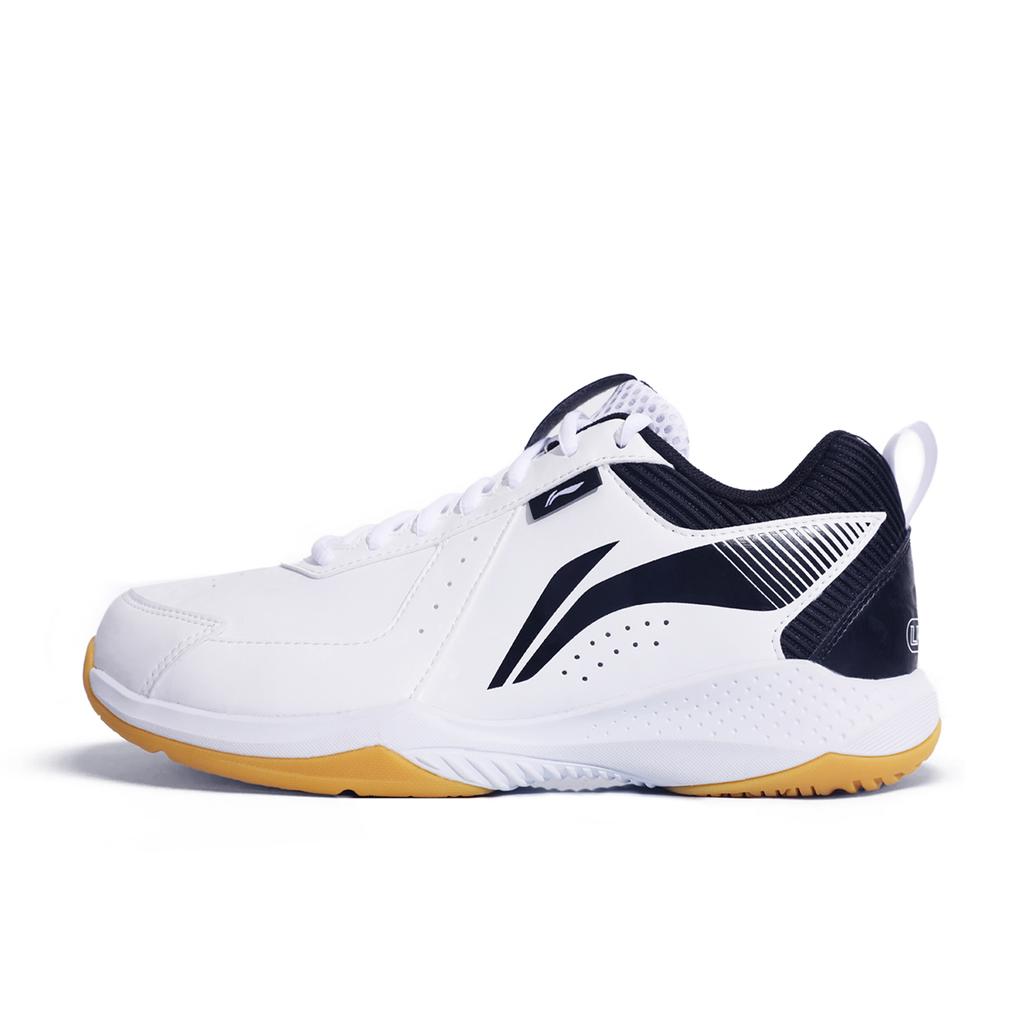 Li-Ning All-Purpose Fashion Professional Casual Versatile Shock Absorbing Non-Slip Low-Top Badminton Shoes Unisex sneaker White Black AYTU015-1