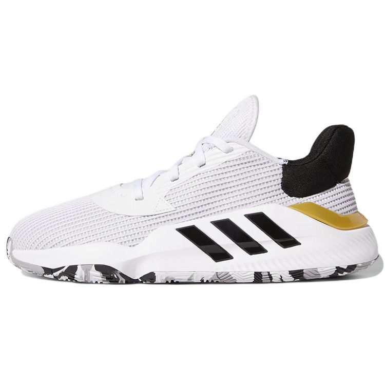 

adidas Pro Bounce 2019 Low GCA White Gold Mint Мужские кроссовки черные EF8805