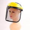 Safety Helmet Hat with Full Face Mesh Visor for Logging Brushcutter Forestry Protection