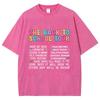 Estilo Moda Verano Camiseta Mujer Oversize Holgada Manga Corta Unisex Estilo Harajuku Top Vintage Personalidad