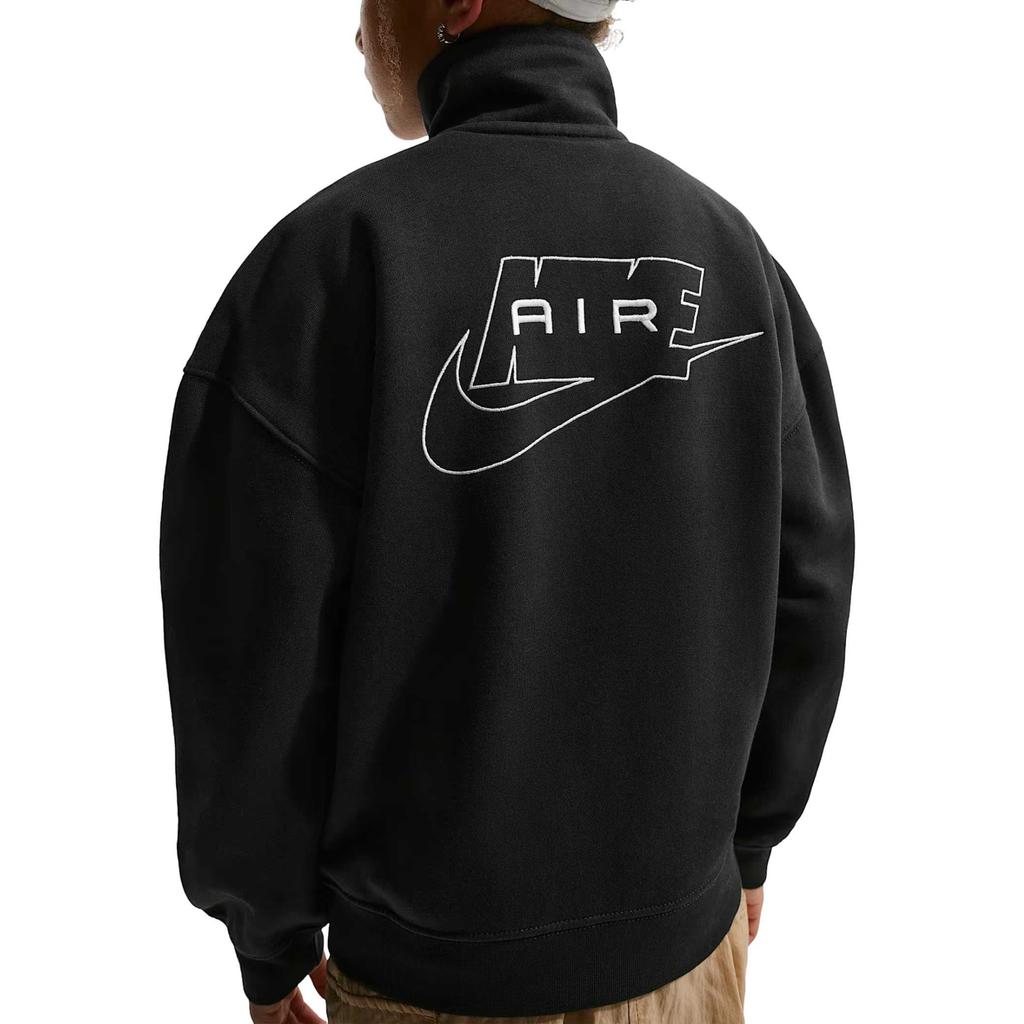 Nike Loose Fit Long Sleeve Solid Color Stand Collar Jacket Kids Jackets II7348-010