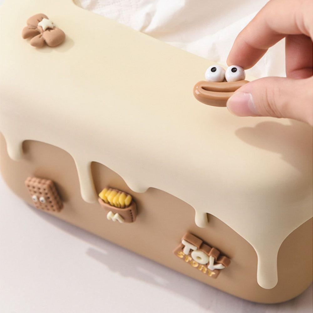 Creative Paper Towel Holder Cream Style Paper Towel Dispenser  Sundries Organizes