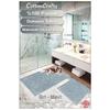 100% Cotton Woven Bath Mat Set, Bath Rug Glass Set Of 2 60x100 - 60x50