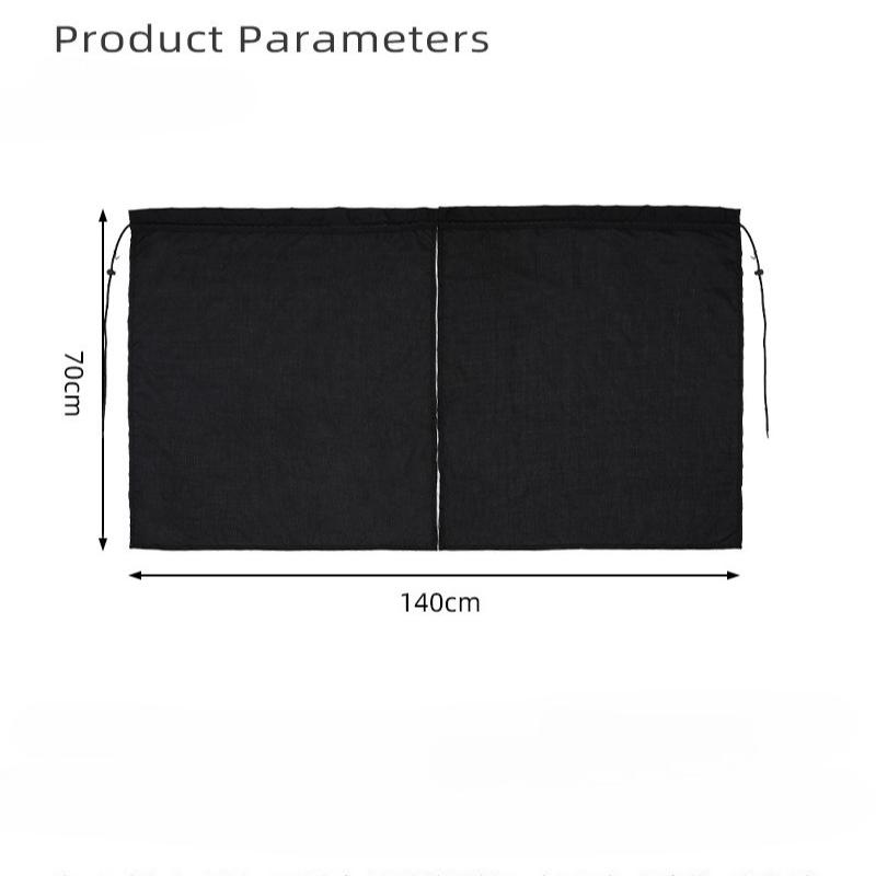 1pc Car Isolation Divider Curtain Universal Car Rear Shading Curtain Protects Privacy for Kids Baby Travel Camping Sleeping