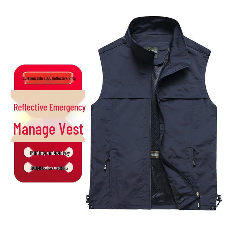 Reflective Safety Vest for Emergency & Promotional Use M-5XL