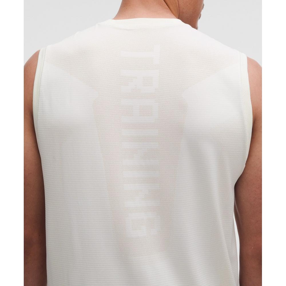 Lullulemon Metal Vent Tech Relaxed Fit Sleeveless Shirt *Training Caba Wht