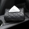 Elegant Car Tissue Holders PU Leather Large Capacity Tissue Box Designed for Easy Installation & Maximums Capacity