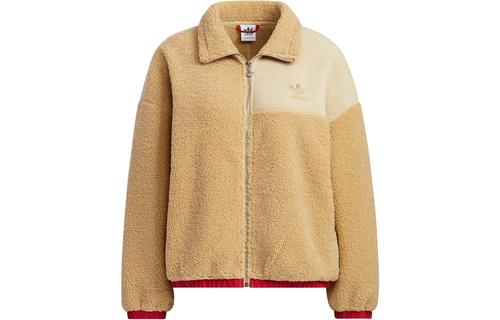 Adidas Originals Jacket Women s Linen Brown HY7277 S коричневый