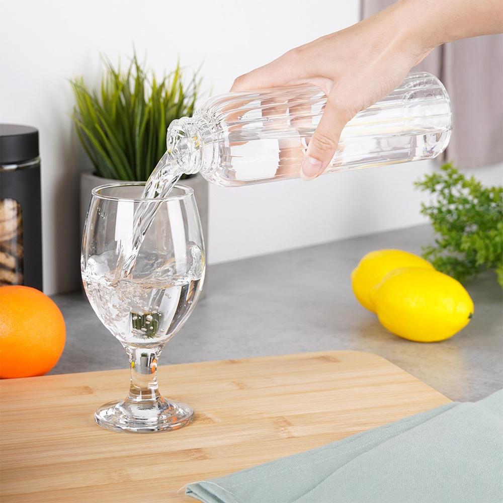 Glass Bottle for Drinks Water Juice Lemonade Cocktail Smoothie Bottle 0.5L