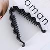 Black Wave Banana Hairpin Barrette Hair Clip Abs Plastic Ponytail Holder Styling Tools For Lady