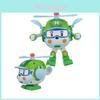 Set Complet de 4 buc Jucării Transformer Robocar Poli Ambe Roy Helly Pentru Copii Decorațiune de Paște