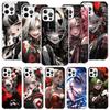 Capa de Celular Palhaço Mulher Louca para Apple iPhone 17 Air 16 15 Plus 14 + 13 Mini 12 11 Pro Max 7 8 SE 16Max Capa Flexível Coque