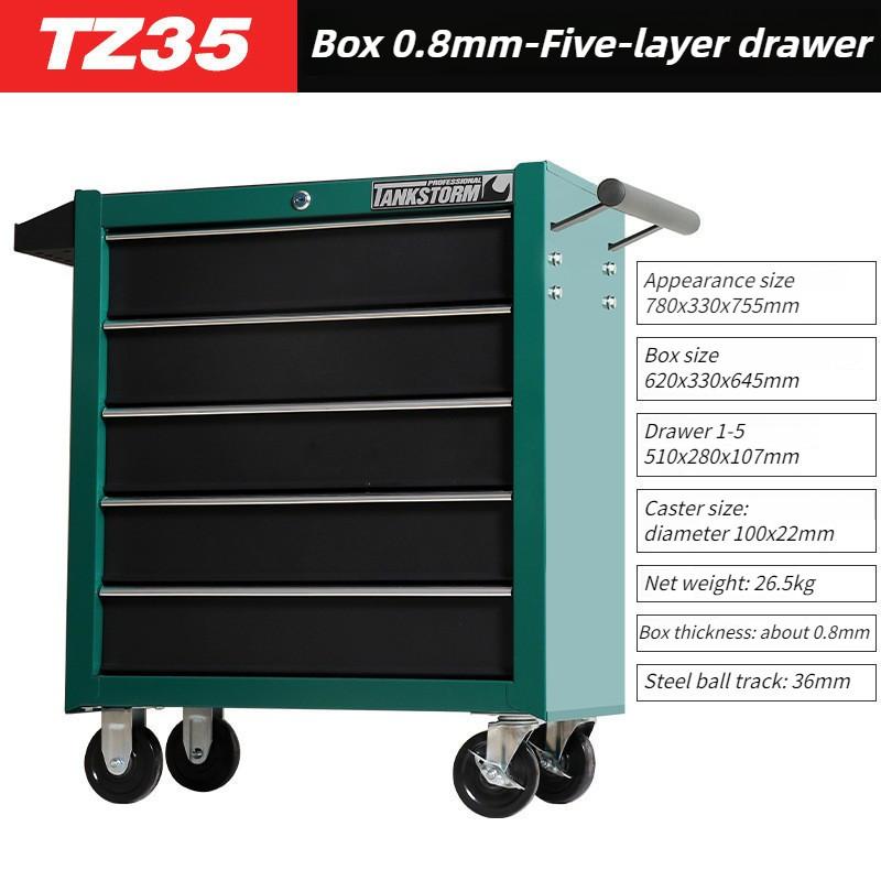 Multi Functional Tool Box Cart Trolley Tool Cart Storage Toolbox Tank Drawer Multi Layer Drawer Heavy Duty Tool Cabinet Car