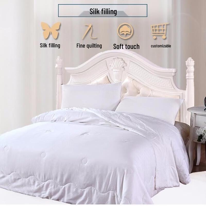 YIYIAI Satin Mulberry Silk Quilt