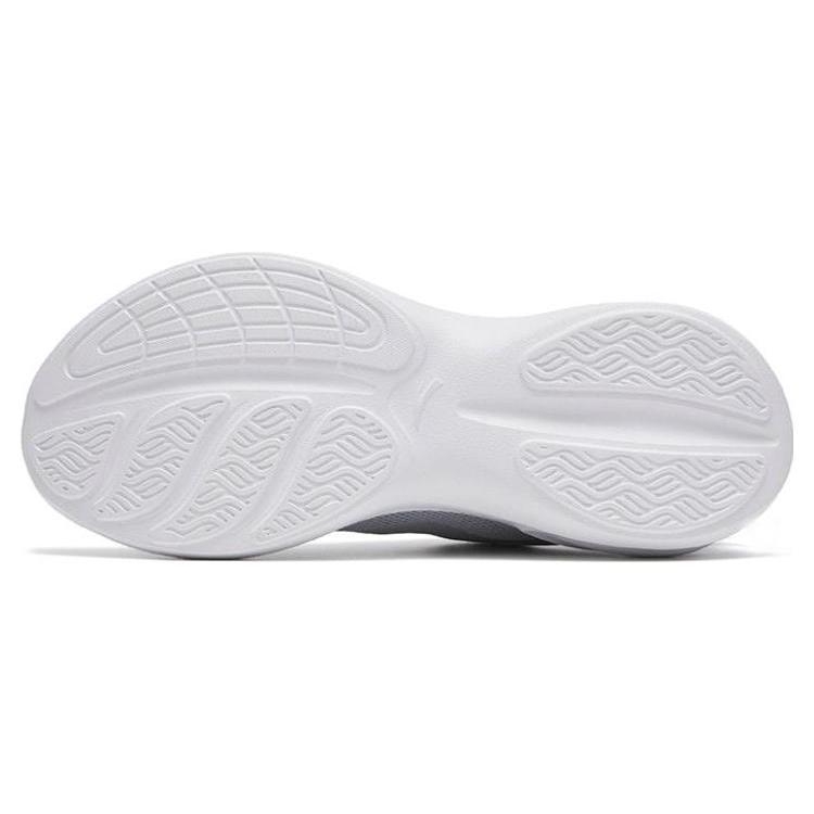 New Anta Leaf 3.0 Shock Absorbers Slip Resistant Abrasion Resistant Low Top Running Shoes Women's Gray White 922315520-3