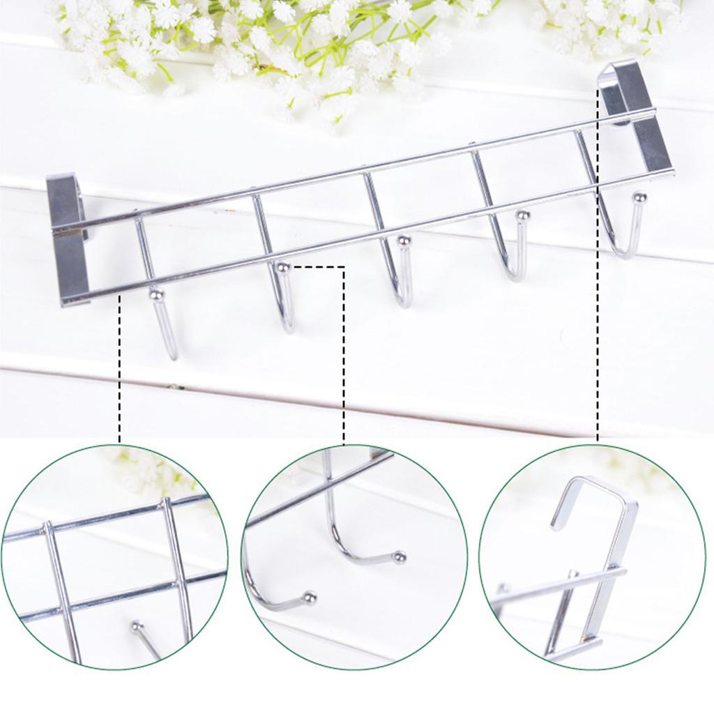 Türhaken Rückseite Verdickter Edelstahl Einfache Installation Türhandtuchhalter mit Haken