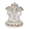 Ceramic Ganesh Idol For Car Dashboard Ganesha Murti Ganpati Idol For Home Decor Puja Lord Ganesh Statue Gift