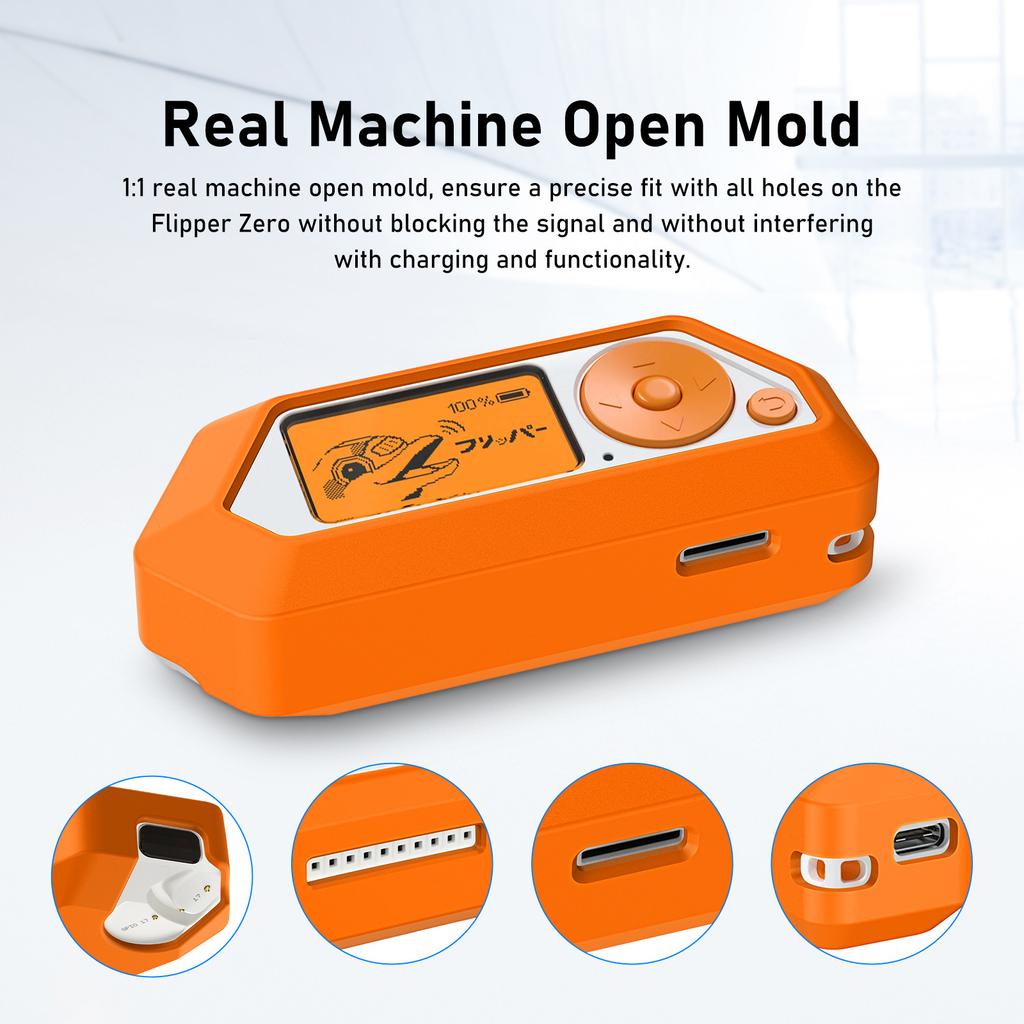 2024 New Flipper Zero Protective Case Electronic Pet Dolphin Silicone All-inclusive Protective Cover