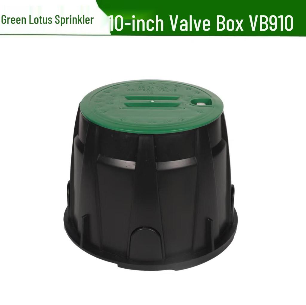 Raised Plastic Water Intake Valve Box for Solenoid Valves - Sizes: 6", 10", 12", 14" (VB708, 910)