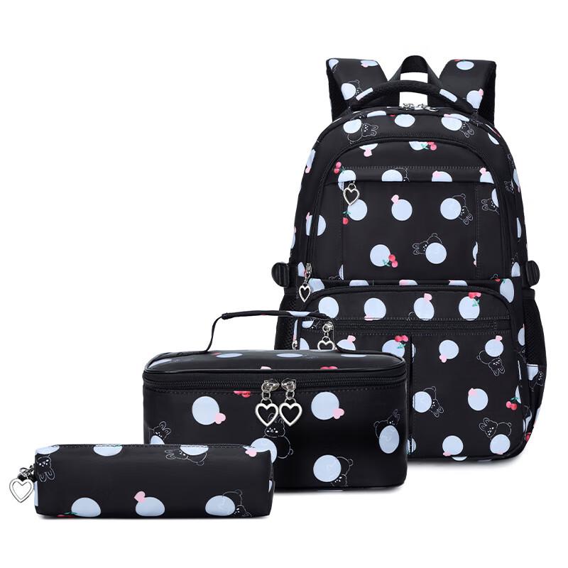 Waterproof Cartoon Student Backpack 3-Piece Set