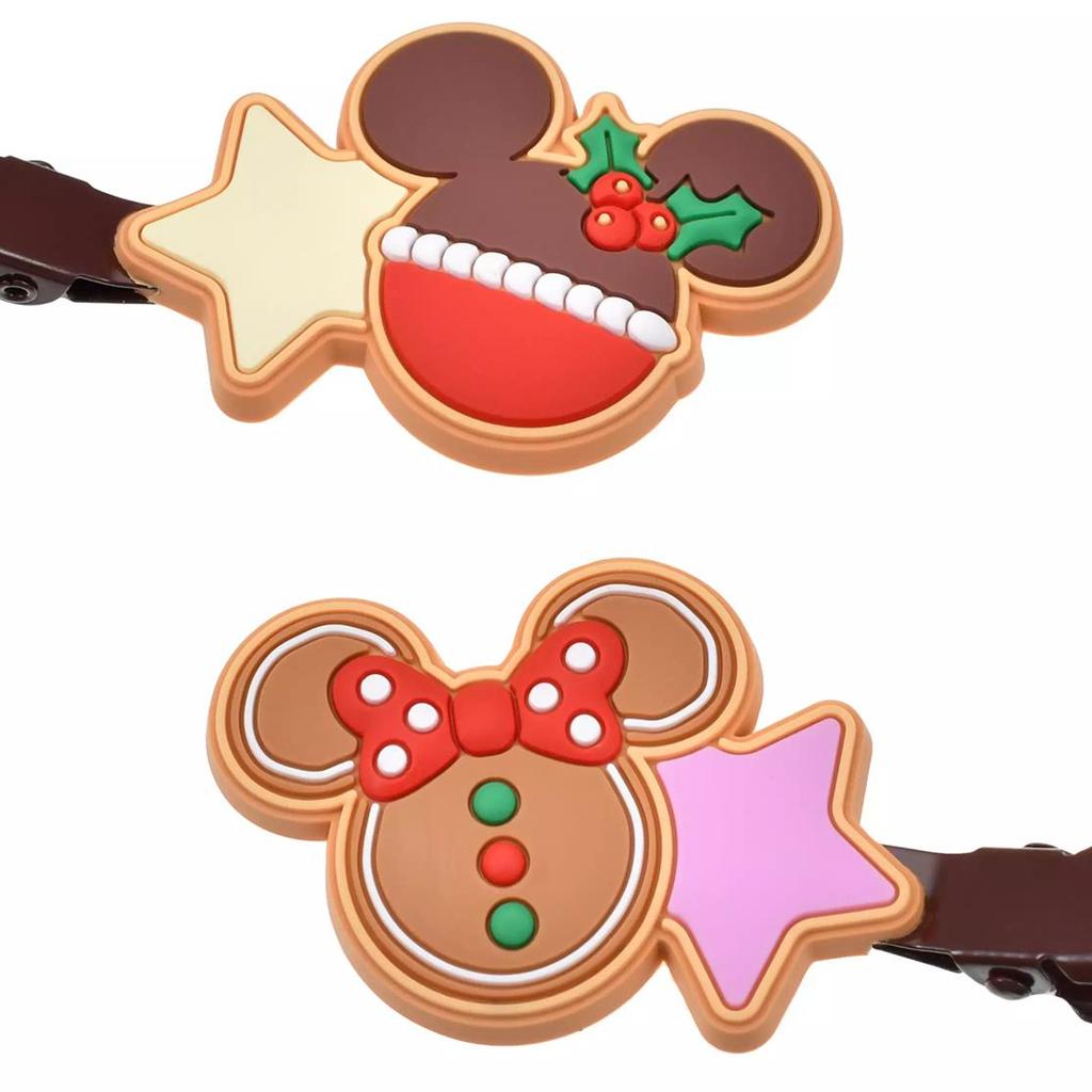 Sada sponiek do vlasov Disney Mickey a Minnie Vianočné sušienky Japonsko NOVÉ Disney Store