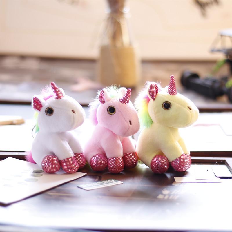 Cute Unicorn Stuffed Animal With Soft Pp Cotton Perfect For Bags Or Keys