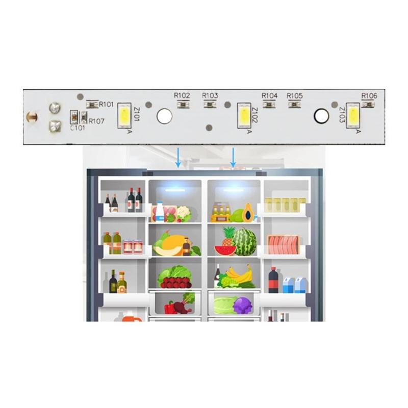Scheda Luminosa LED per Frigorifero GE WR55X26671 PS11767930 AP6035586 4468532 EAP11767930 Congelatore Frigoriferi Accessorio
