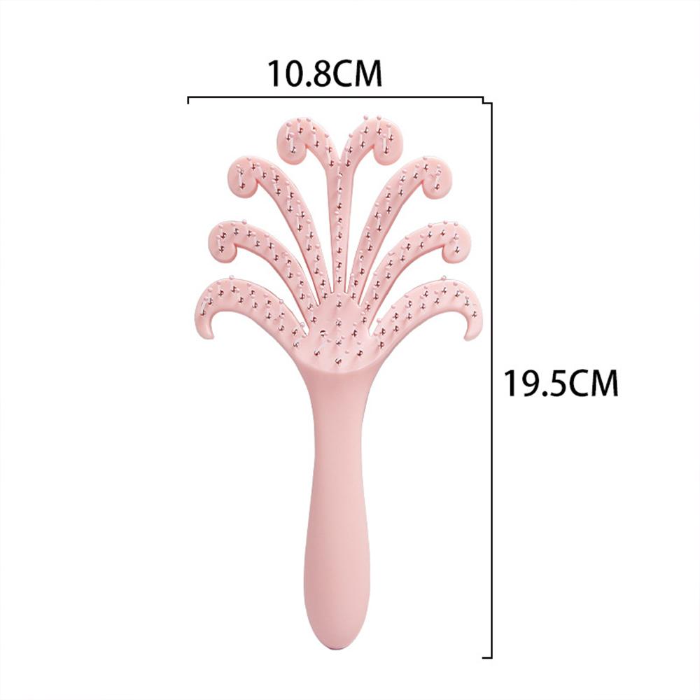 Octopus Massage Comb Tangled Hair Comb Hair Brush Massage Anti-Static Barber Styling Tool for All Hair Types Travel Householdr