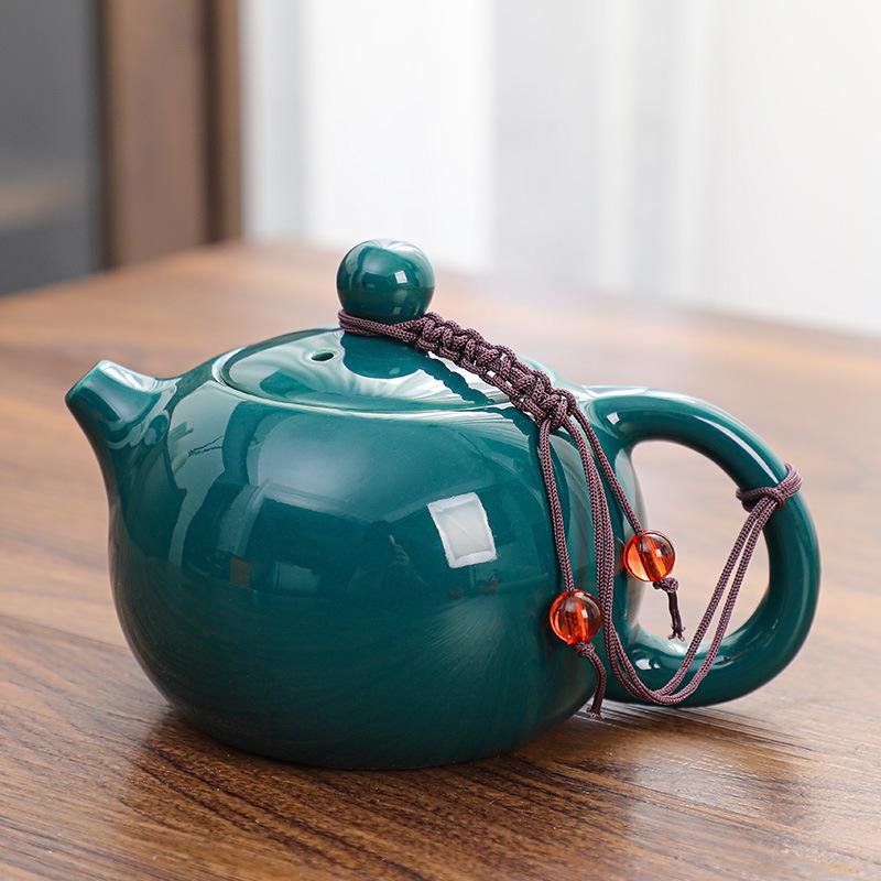 Ceramic Travel Kung Fu Tea Set Teapot Tea Can Creative Guochao Business Real Estate Event Gifts