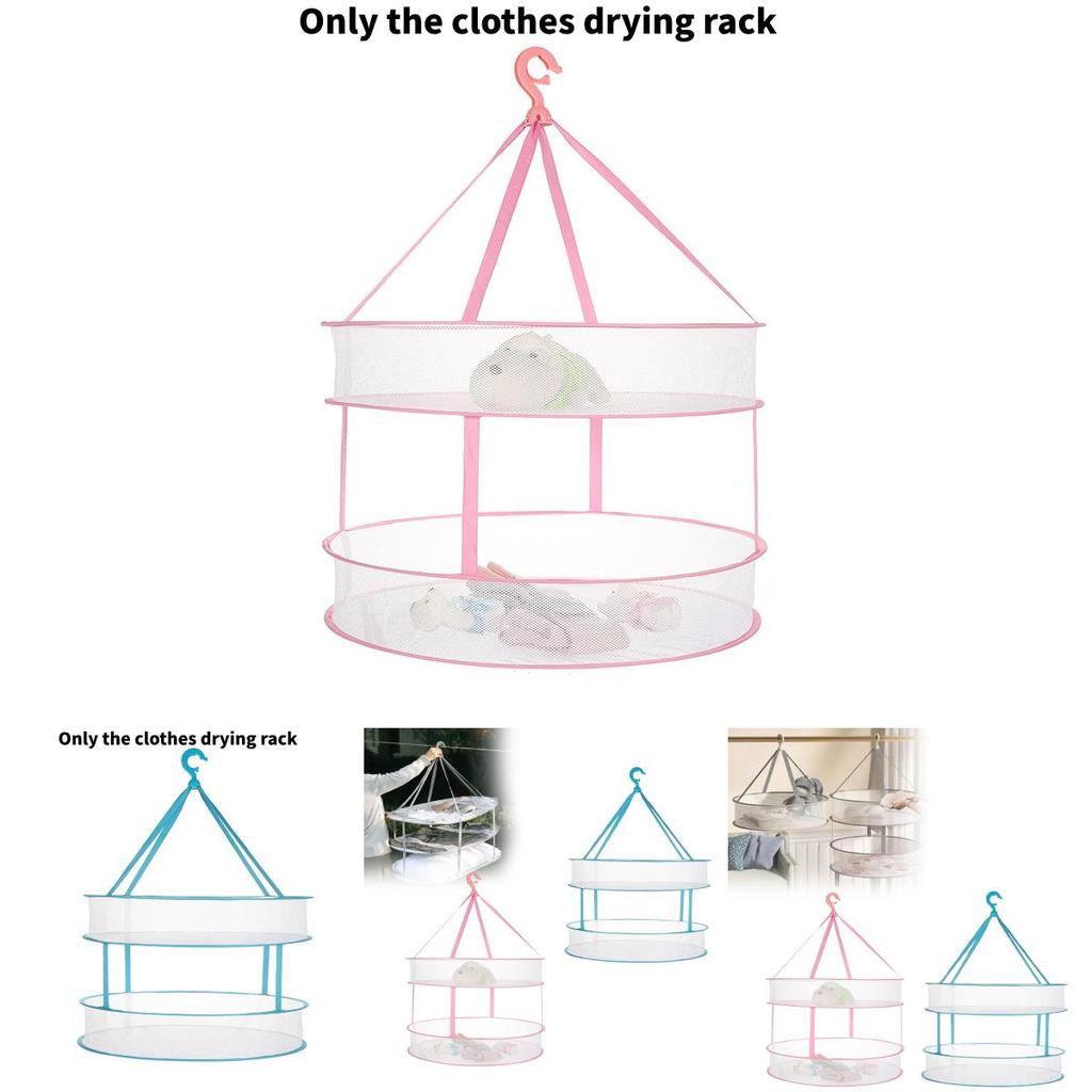 Laundry Drying Basket With Foldable Design For Home And Apartment Use